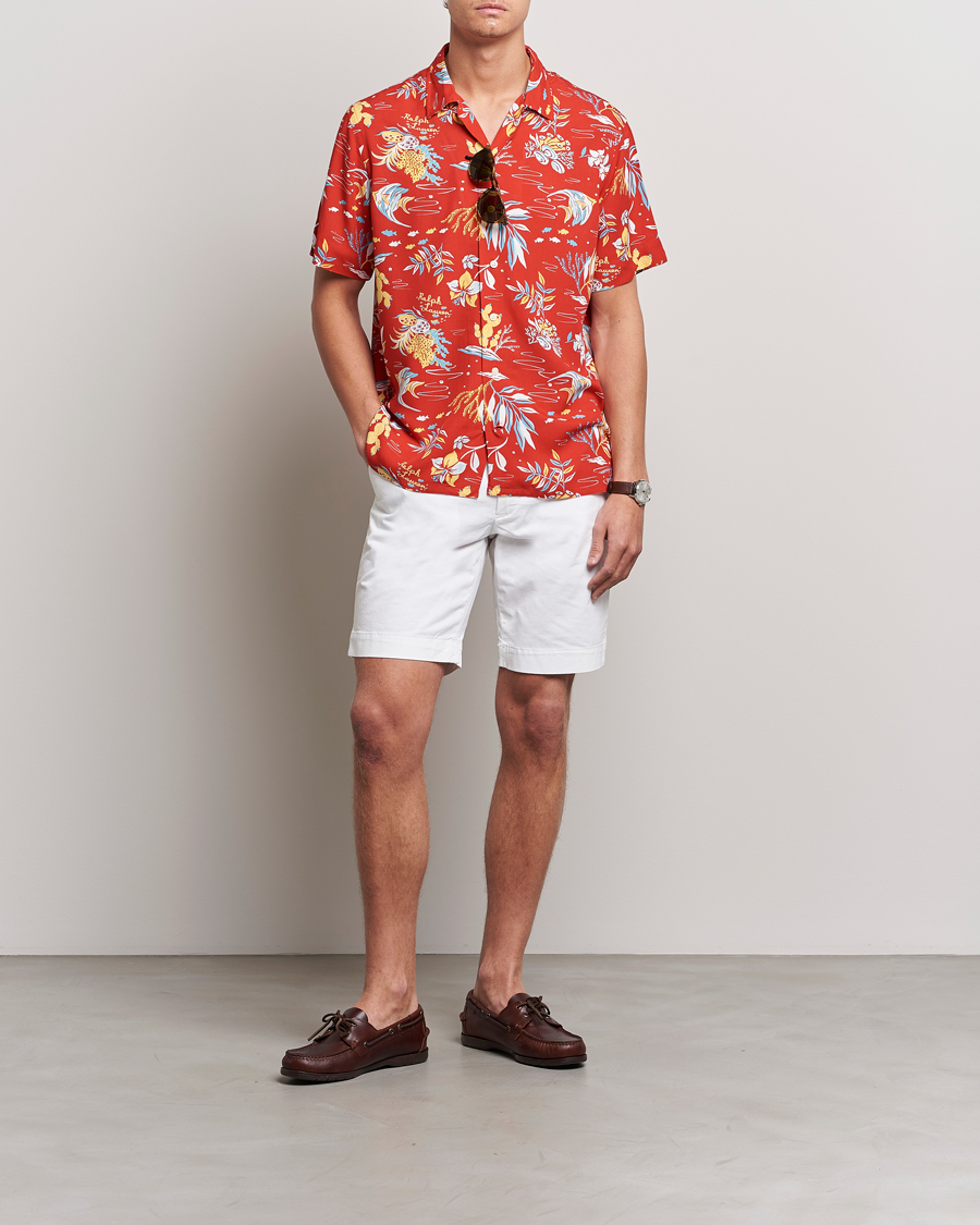 Men | Shirts | Polo Ralph Lauren | Printed Flower Short Sleeve Shirt Sun Sand Surf
