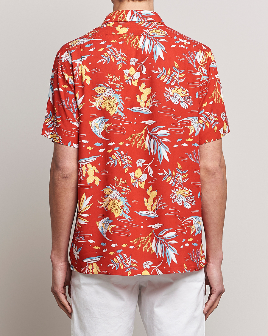 Men | Shirts | Polo Ralph Lauren | Printed Flower Short Sleeve Shirt Sun Sand Surf