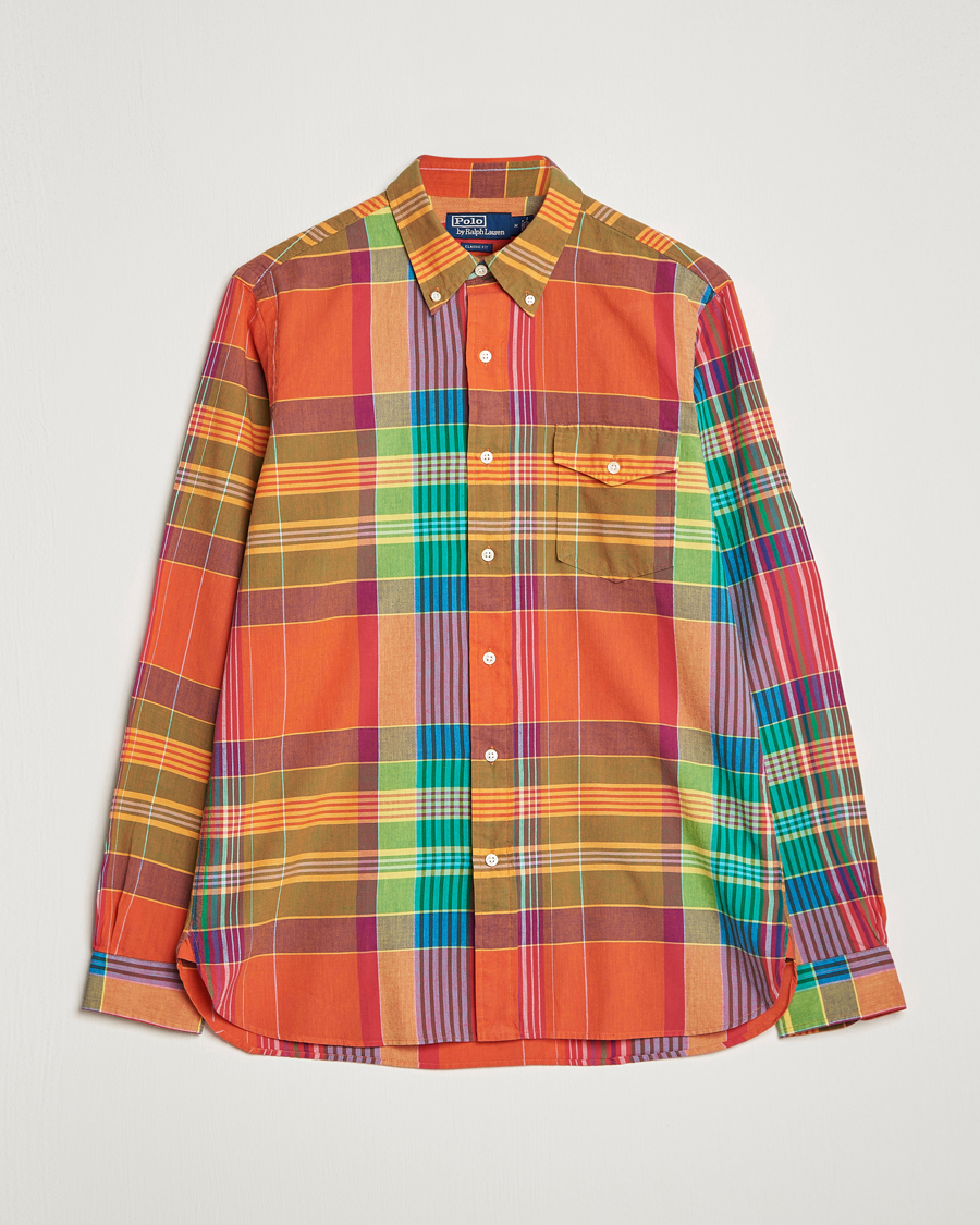 Men |  | Polo Ralph Lauren | Classic Fit Checked Madras Shirt Multi