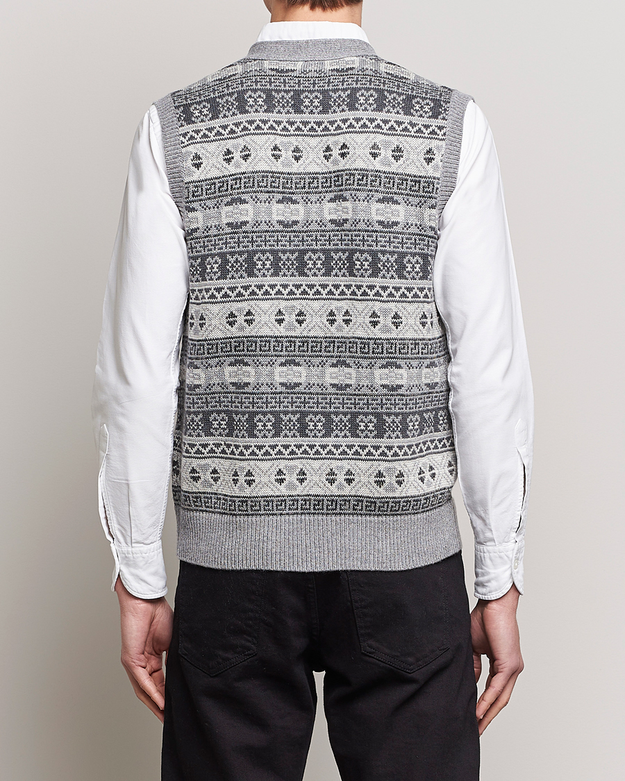 Men | Sweaters & Knitwear | Polo Ralph Lauren | Knitted Fairisle Vest Grey