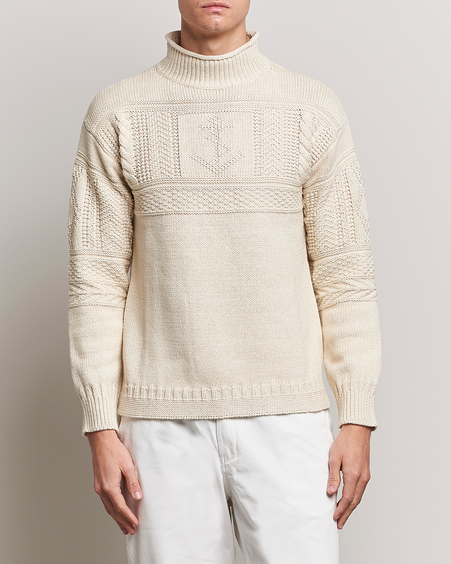 Men |  | Polo Ralph Lauren | Knitted Fishermen Sweater Cream