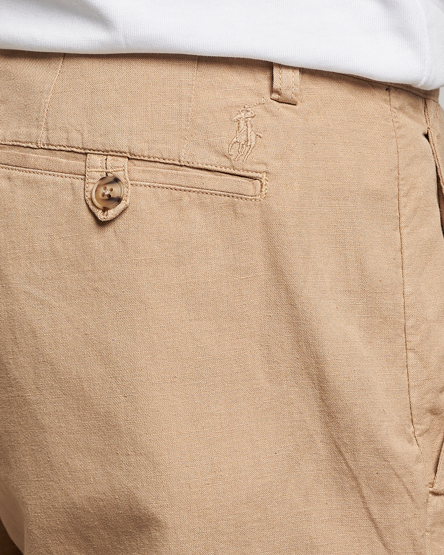 Men | Trousers | Polo Ralph Lauren | Cotton/Linen Bedford Chinos Vintage Khaki