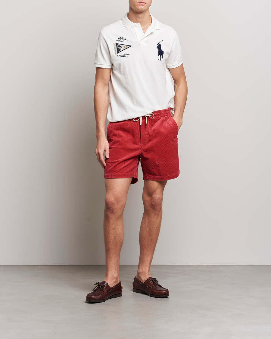 Men | Shorts | Polo Ralph Lauren | Prepster Corduroy Drawstring Shorts Chili Pepper