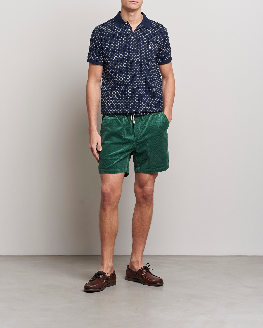 Men | Shorts | Polo Ralph Lauren | Prepster Corduroy Drawstring Shorts Washed Forest