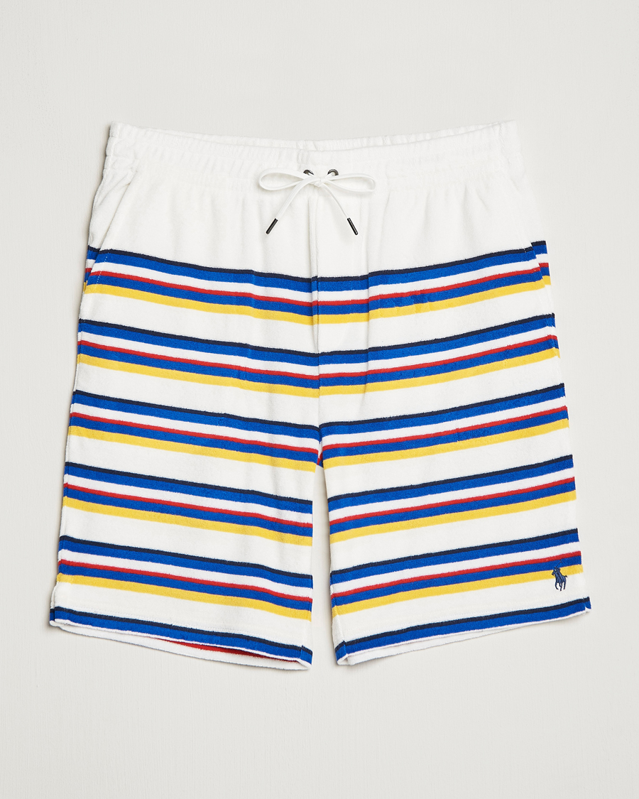 Men | The Terry Collection | Polo Ralph Lauren | Cotton Terry Striped Sweatshorts Multi