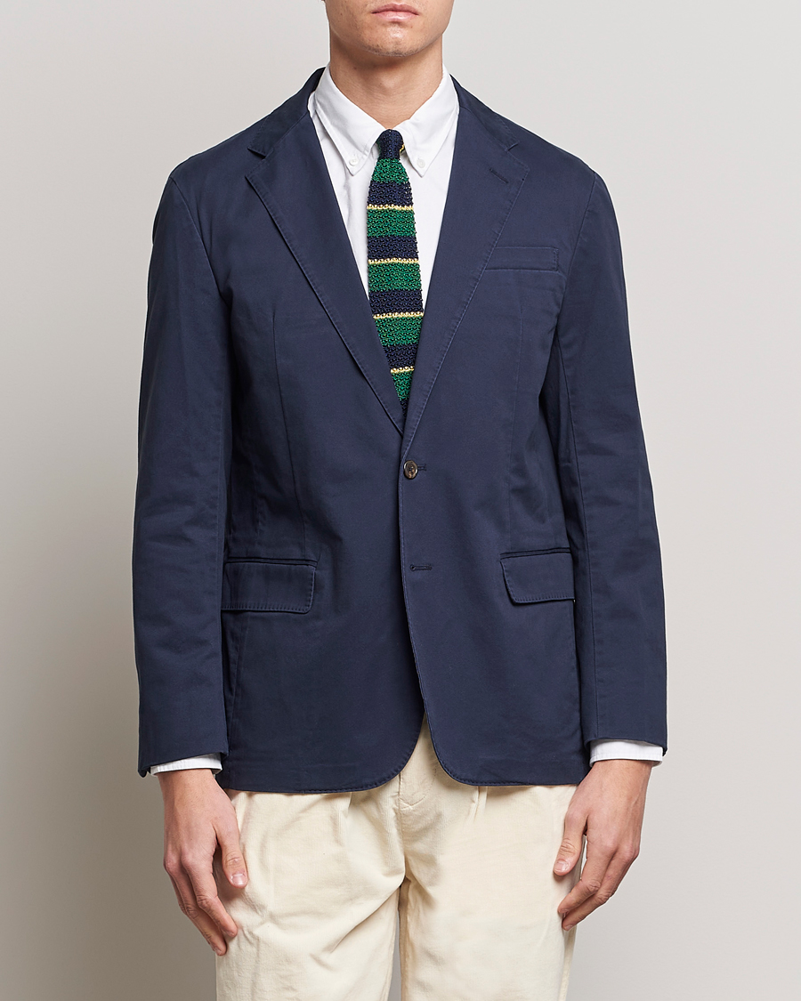 Men | Cotton Blazers | Polo Ralph Lauren | Cotton Stretch Sportcoat Nautical Ink