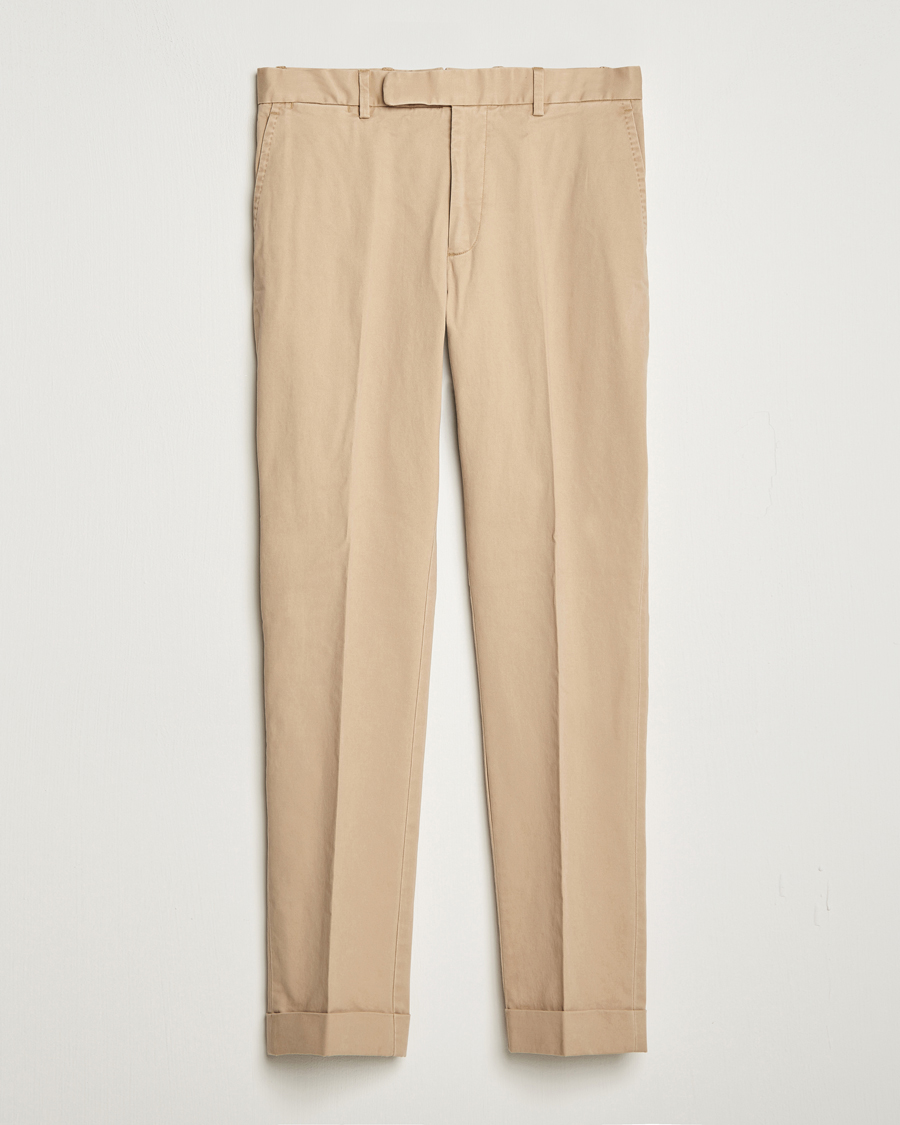Men |  | Polo Ralph Lauren | Cotton Stretch Trousers Monument Tan