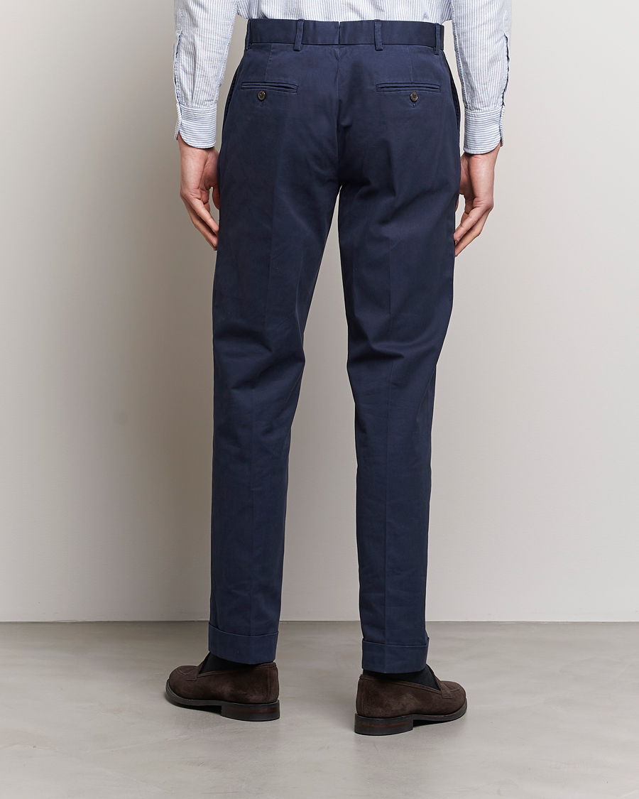 Men | Trousers | Polo Ralph Lauren | Cotton Stretch Trousers Nautical Ink