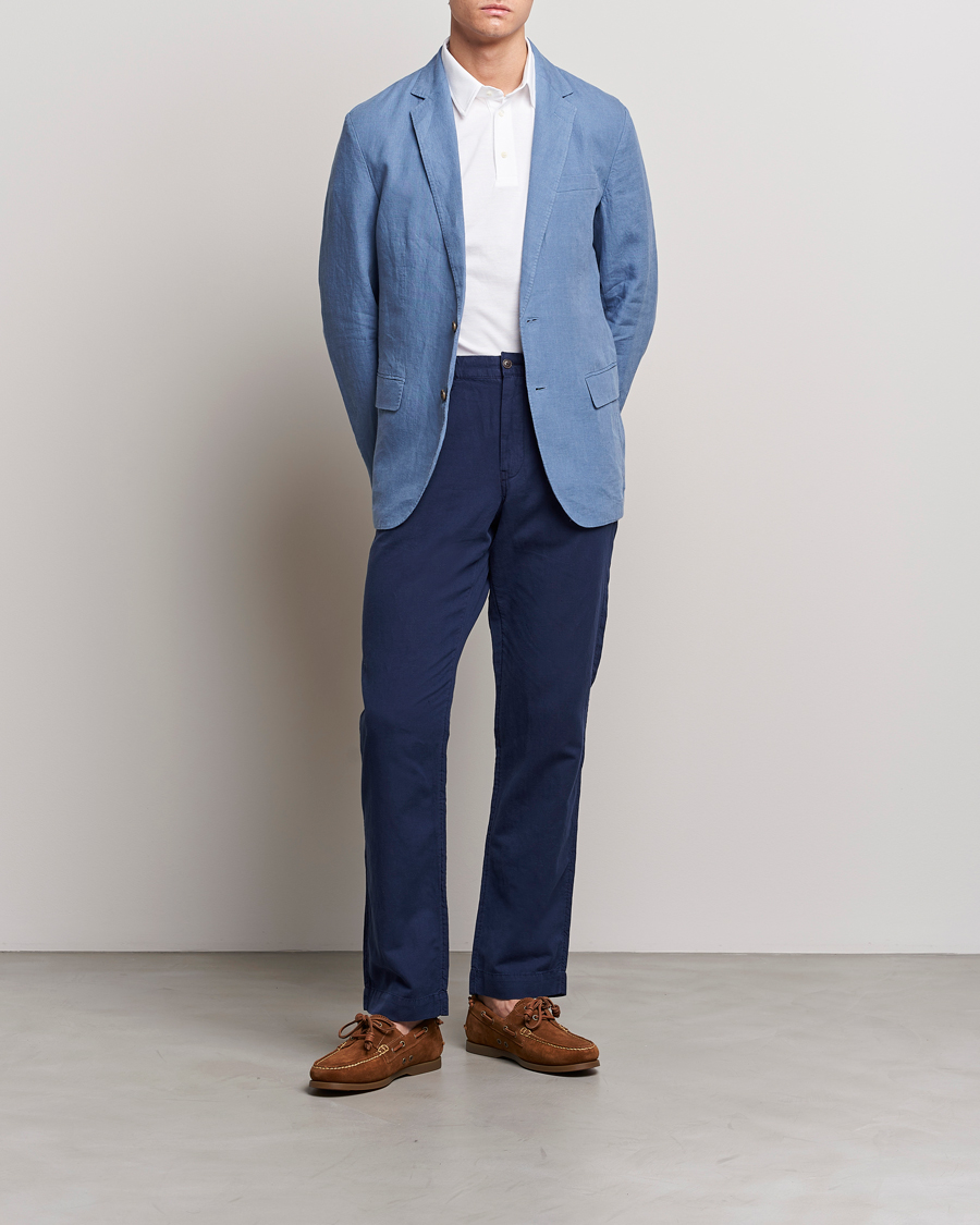 Men | Blazers | Polo Ralph Lauren | Linen Sportcoat Carson Blue