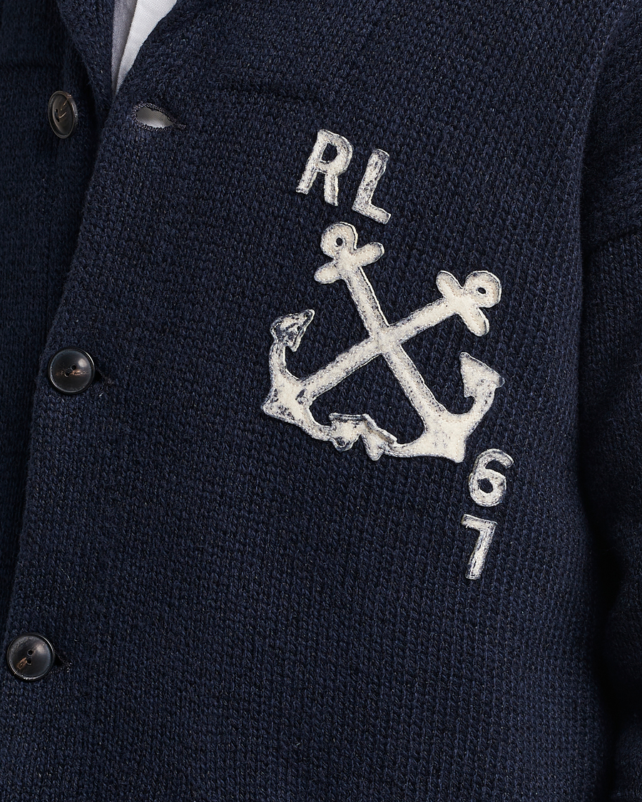 Men | Sweaters & Knitwear | Polo Ralph Lauren | RL Knitted Cardigan Navy
