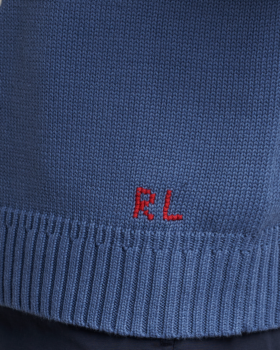 Men | Sweaters & Knitwear | Polo Ralph Lauren | Cotton Knitted Bear Sweater Blue Haven