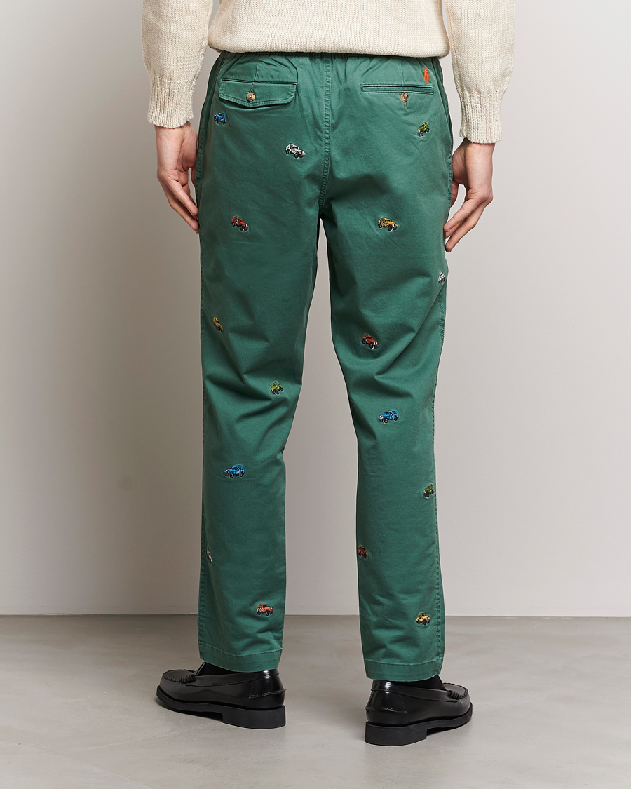 Men | Trousers | Polo Ralph Lauren | Prepster Twill Printed Jeeps Pants Washed Forest