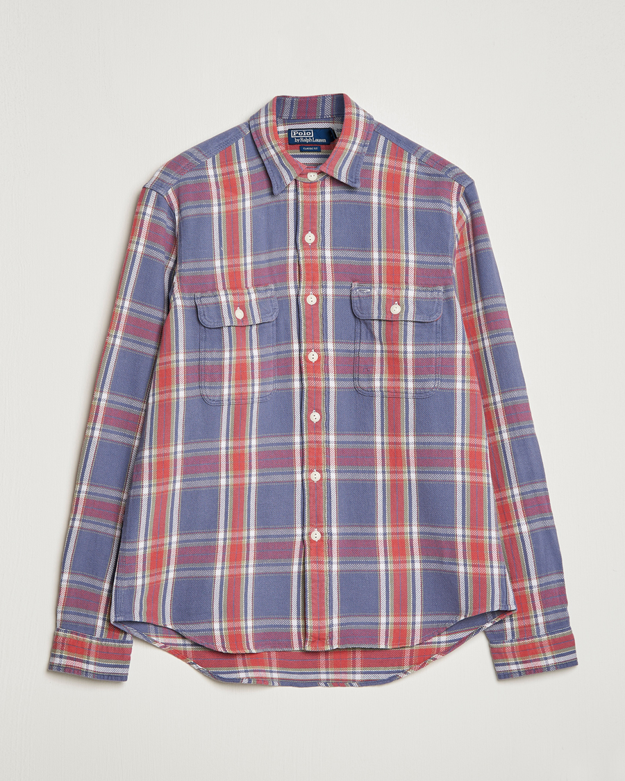 Men | Shirts | Polo Ralph Lauren | Classic Fit Checked Shirt Blue/Red