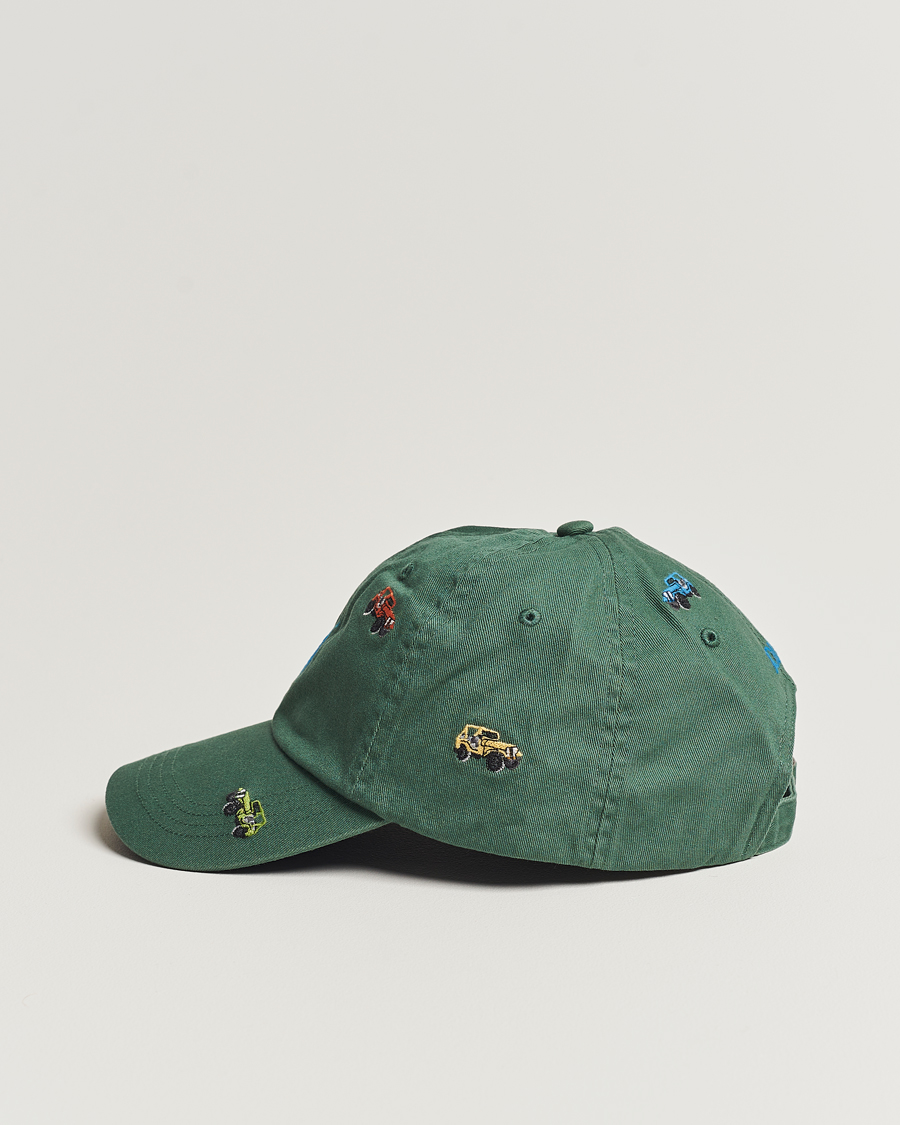 Men | Polo Ralph Lauren Twill Printed Jeeps Sports Cap Washed Forest | Polo Ralph Lauren | Twill Printed Jeeps Sports Cap Washed Forest