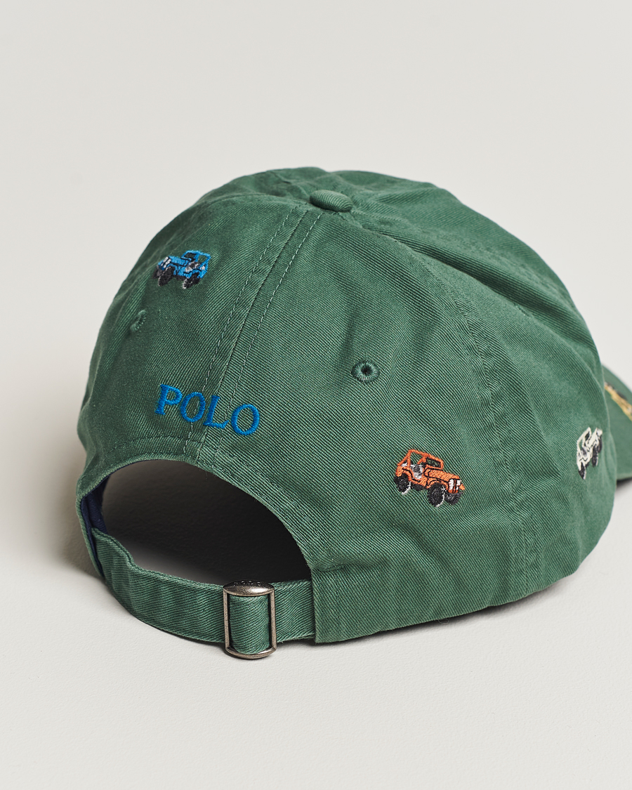 Men | Polo Ralph Lauren Twill Printed Jeeps Sports Cap Washed Forest | Polo Ralph Lauren | Twill Printed Jeeps Sports Cap Washed Forest