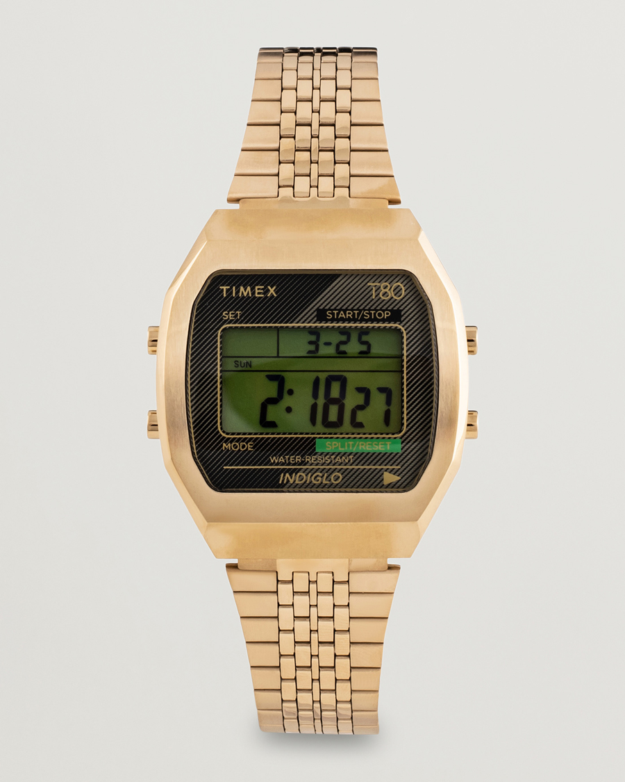 Men | Watches | Timex | T80 Stainless Steel 36mm  Gold