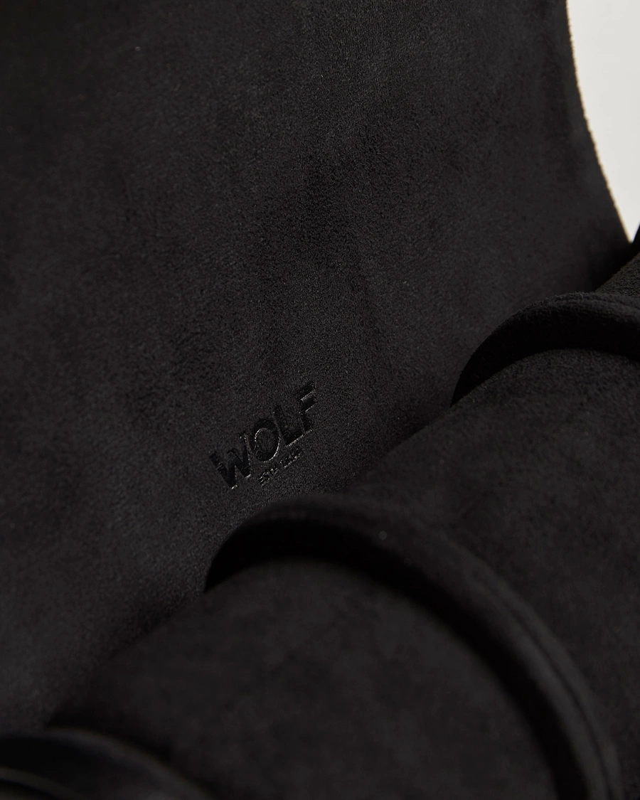 Men | Watch & Jewellery Boxes | WOLF | Triple Watch Roll Black