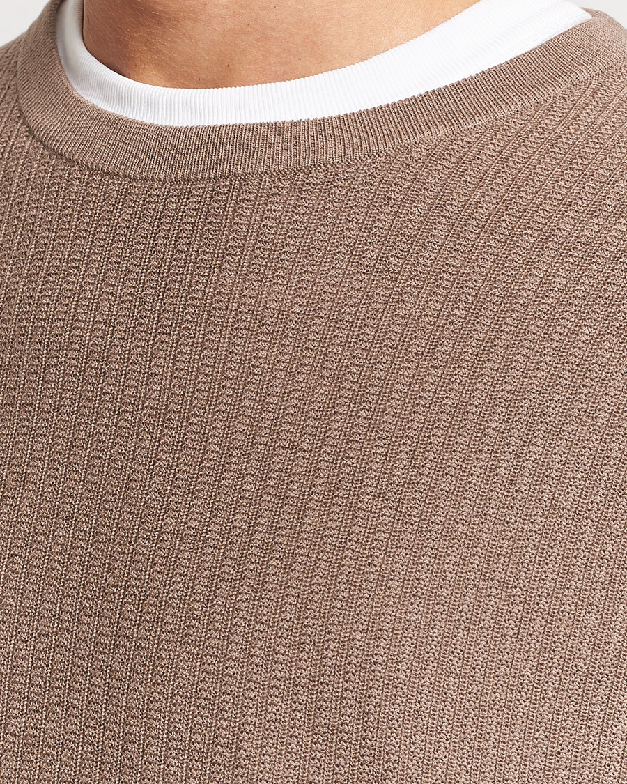 Men | Sweaters & Knitwear | Tiger of Sweden | Vessler Merino Vest Olive Grey