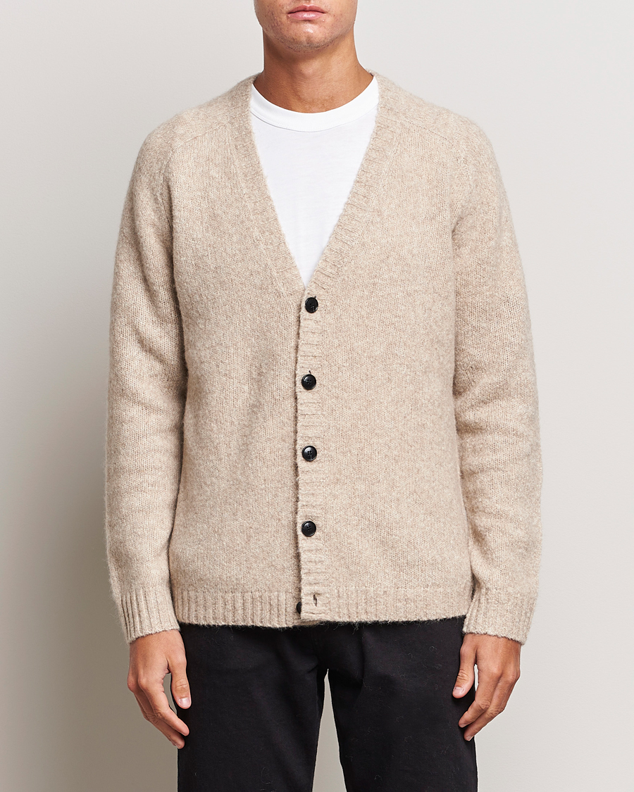 Men | Sweaters & Knitwear | Tiger of Sweden | Burris Cardigan Dry Sand