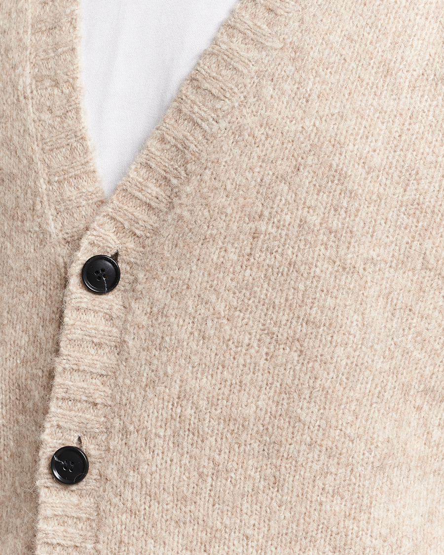 Men | Sweaters & Knitwear | Tiger of Sweden | Burris Cardigan Dry Sand