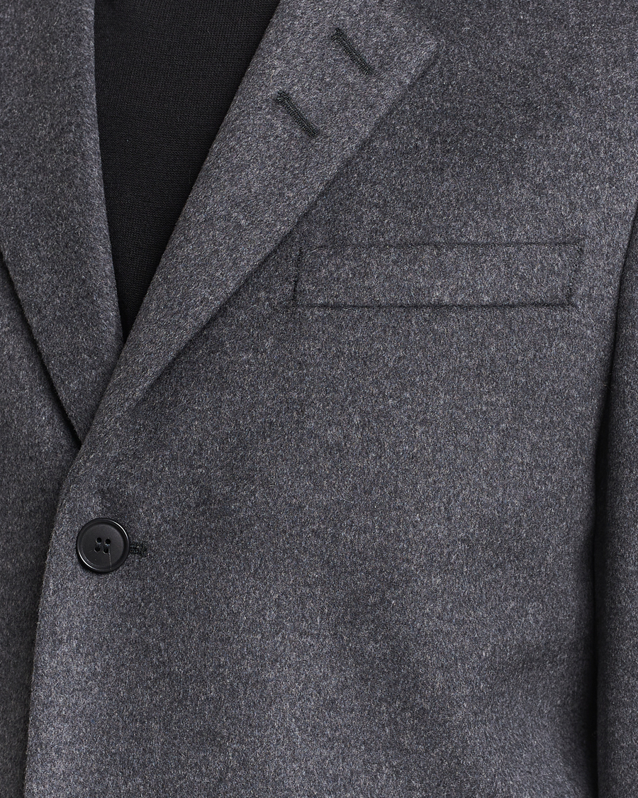 Men | Coats & Jackets | Tiger of Sweden | Cempsey Wool Coat Grey Melange