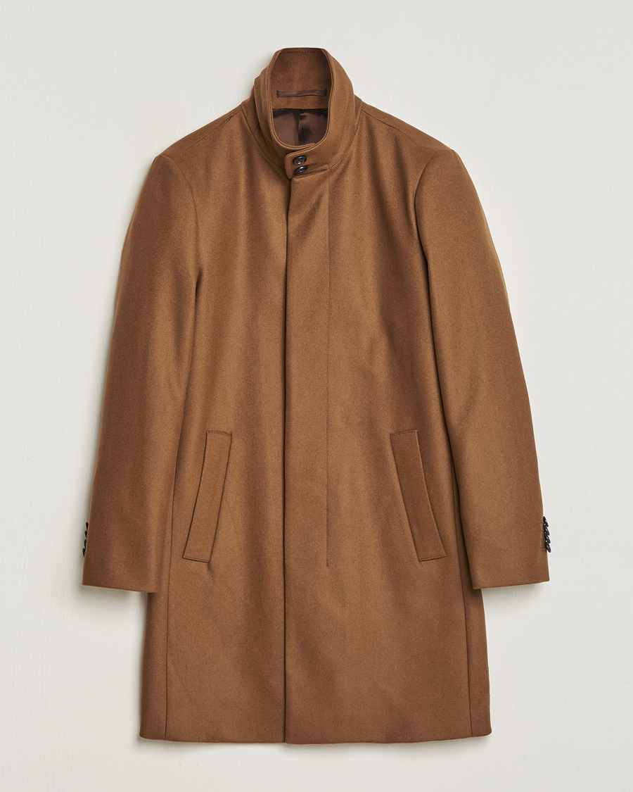 Men | Coats & Jackets | Tiger of Sweden | Aleric Wool Coat Brown