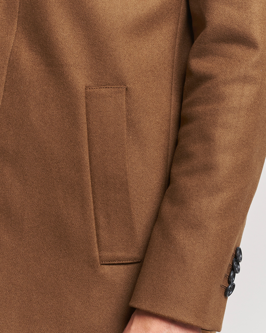 Men | Coats & Jackets | Tiger of Sweden | Aleric Wool Coat Brown