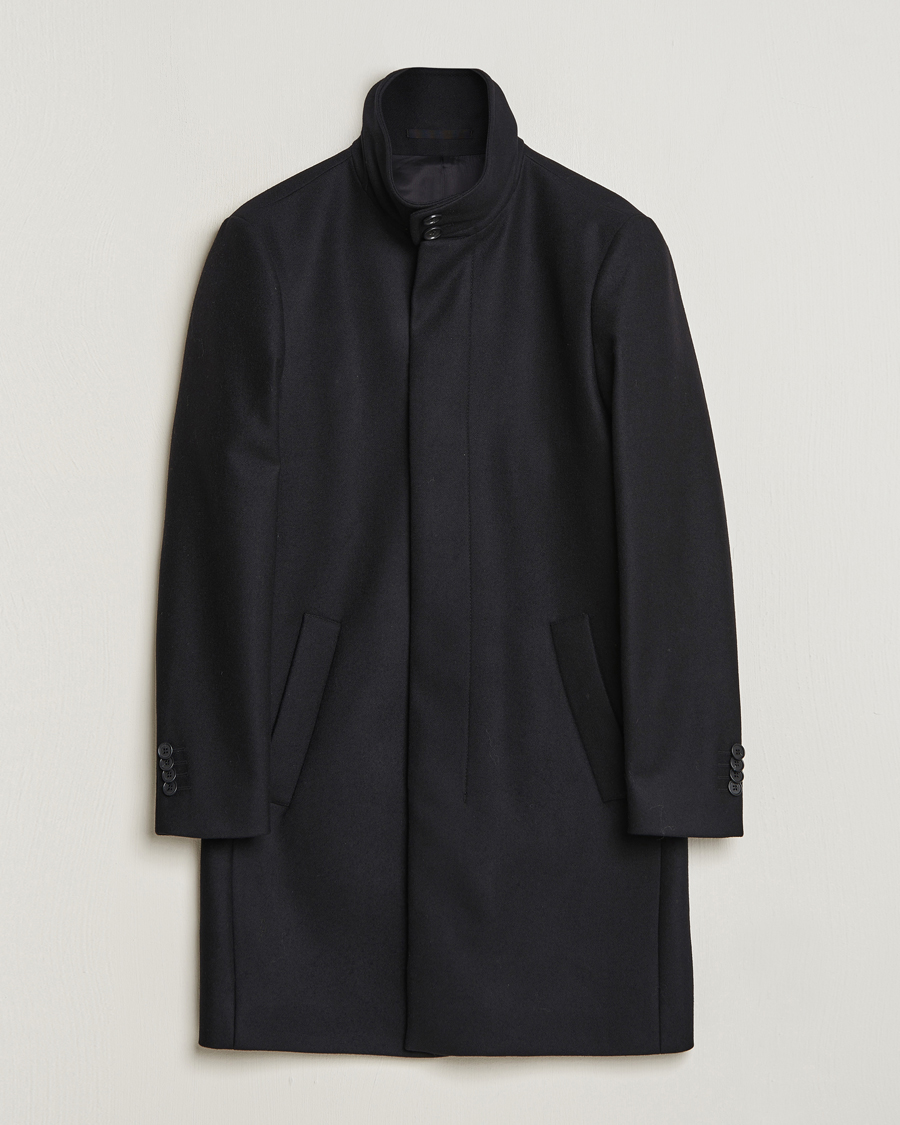 Men | Coats & Jackets | Tiger of Sweden | Aleric Wool Coat Black