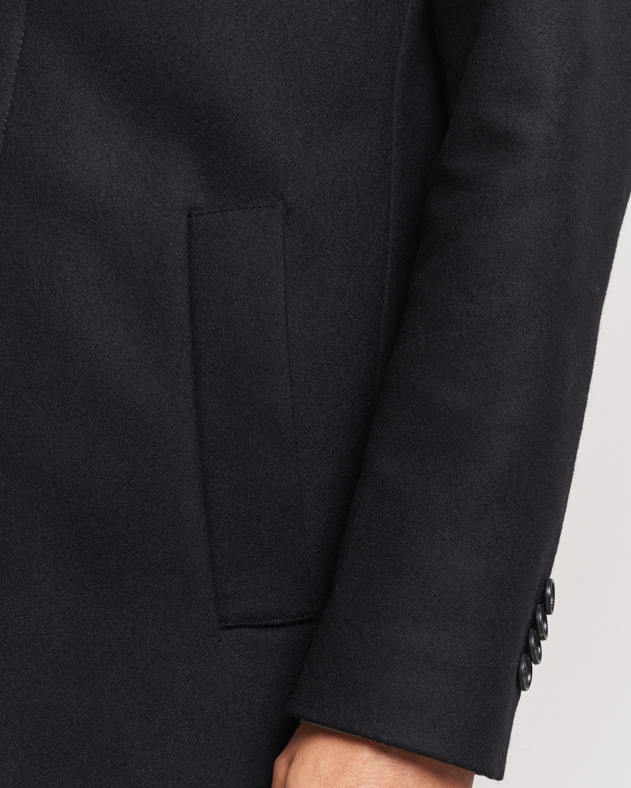 Men | Coats & Jackets | Tiger of Sweden | Aleric Wool Coat Black