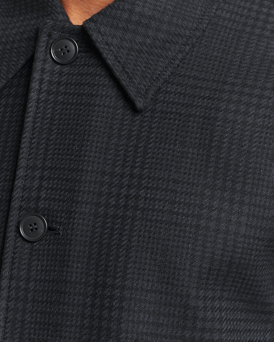 Men | Coats & Jackets | Tiger of Sweden | Eliias Checked Coat Black