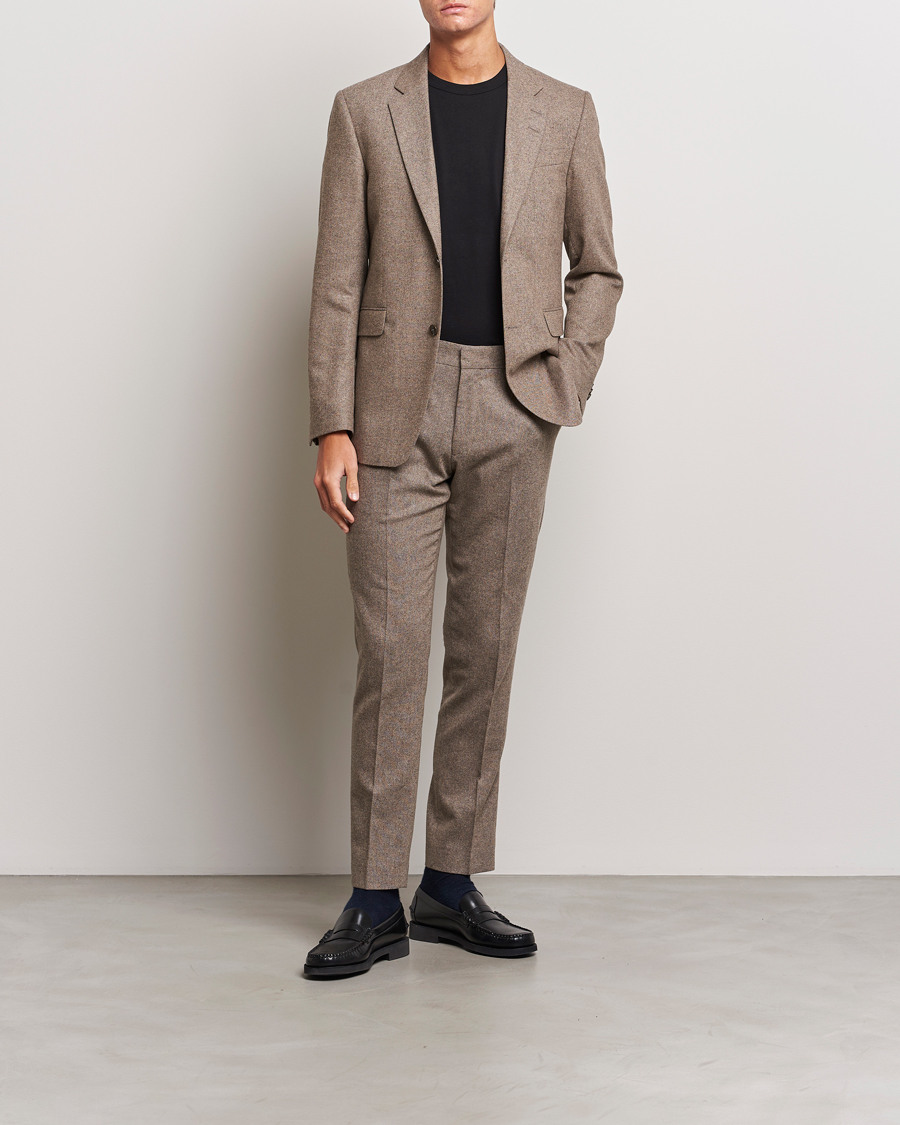 Men | Blazers | Tiger of Sweden | Justin Brushed Wool Blazer Burlywood