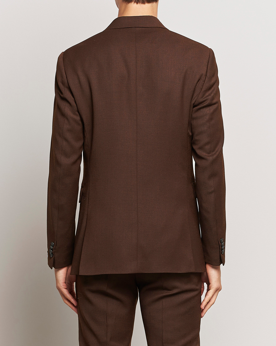 Men | Blazers | Tiger of Sweden | Justinn Travel Structure Blazer Golden Brown