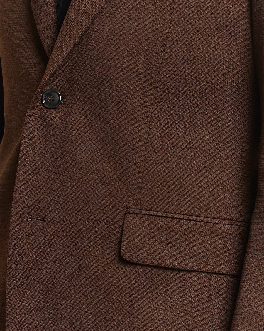 Men | Blazers | Tiger of Sweden | Justinn Travel Structure Blazer Golden Brown