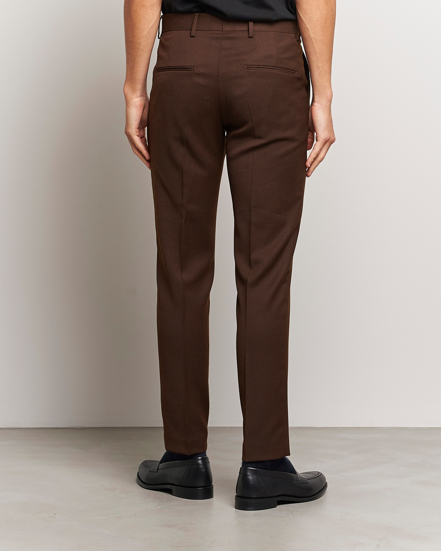 Men | Trousers | Tiger of Sweden | Tenutas Travel Structure Trousers Golden Brown