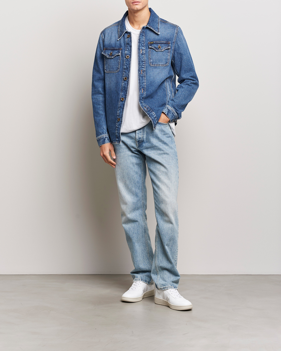 Men | Coats & Jackets | Tiger of Sweden | Get Jeans Jacket Light Blue