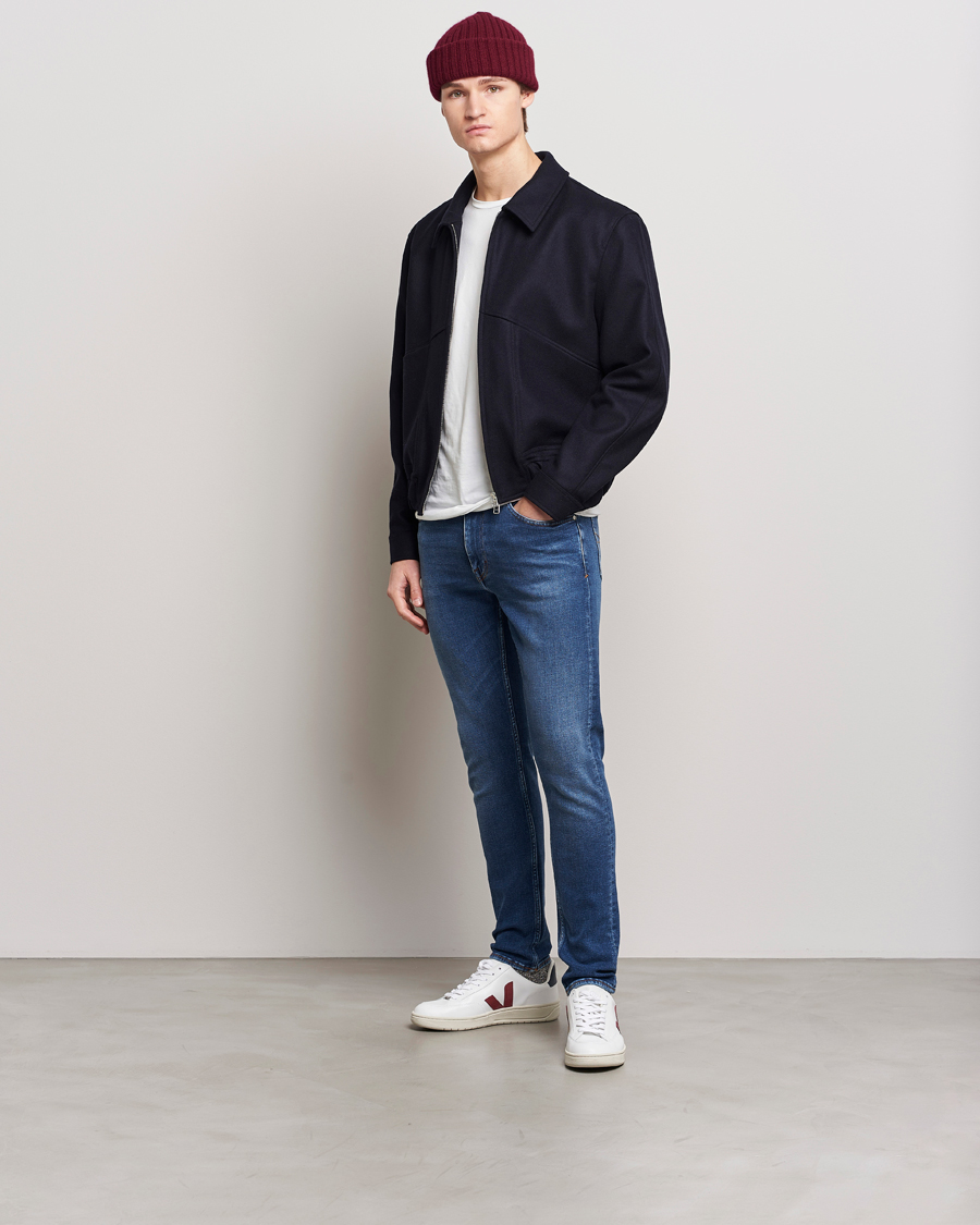 Men | Jeans | Tiger of Sweden | Evolve Stretch Cotton Jeans Medium Blue