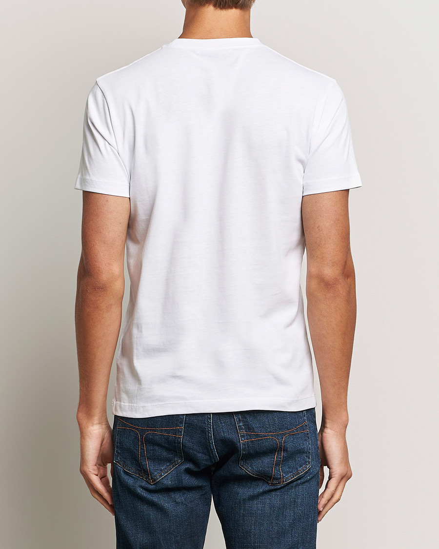 Men | T-Shirts | Tiger of Sweden | Dillan Crew Neck Logo T-Shirt Pure White