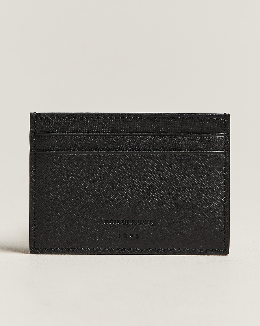 Men | Tiger of Sweden Wharf Card Holder Black | Tiger of Sweden | Wharf Card Holder Black