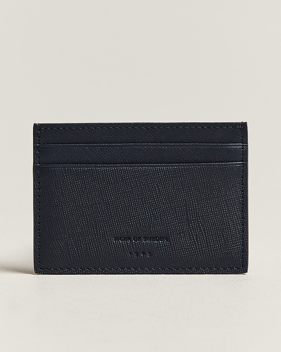 Men | Tiger of Sweden Wharf Card Holder Midnight Blue | Tiger of Sweden | Wharf Card Holder Midnight Blue