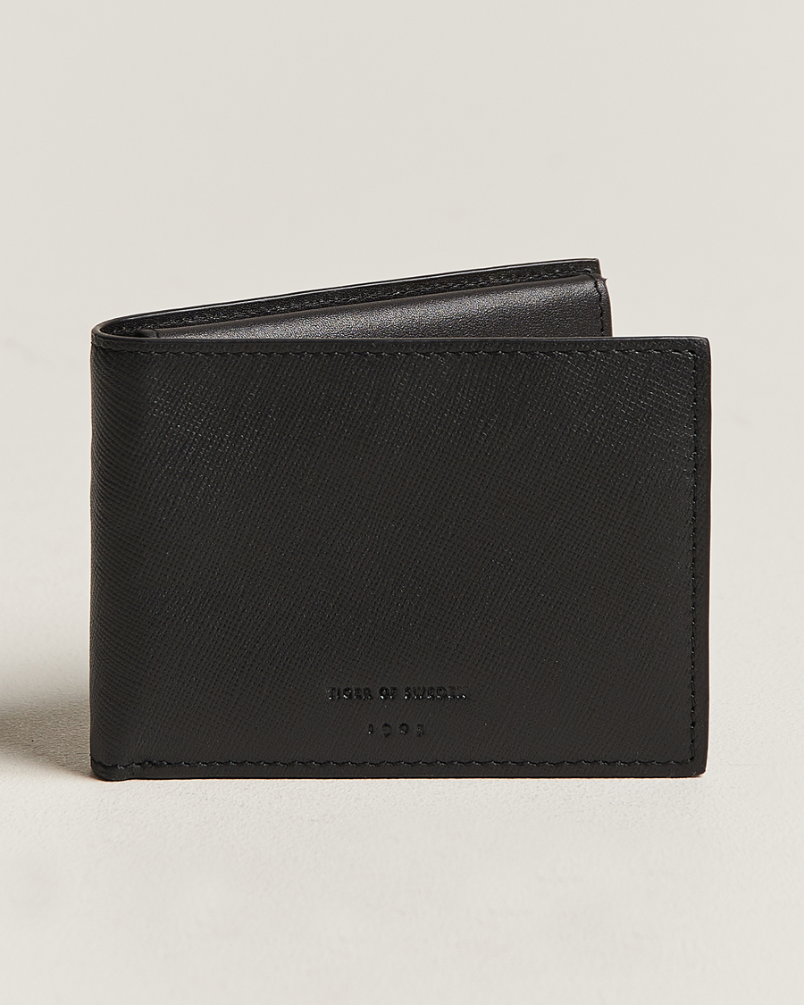 Men | Tiger of Sweden Wivalius Leather Wallet Black | Tiger of Sweden | Wivalius Leather Wallet Black