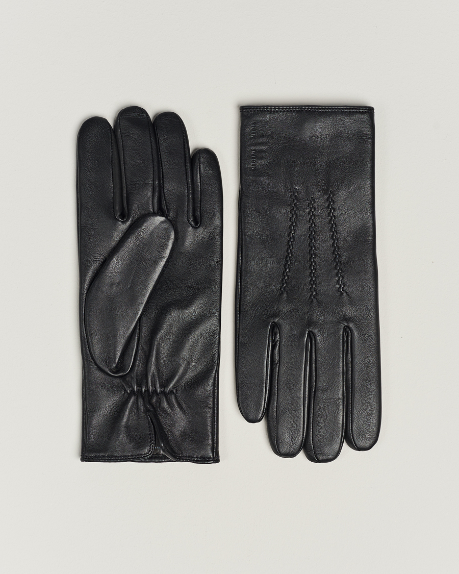 Men | Tiger of Sweden Garvin Leather Gloves Black | Tiger of Sweden | Garvin Leather Gloves Black