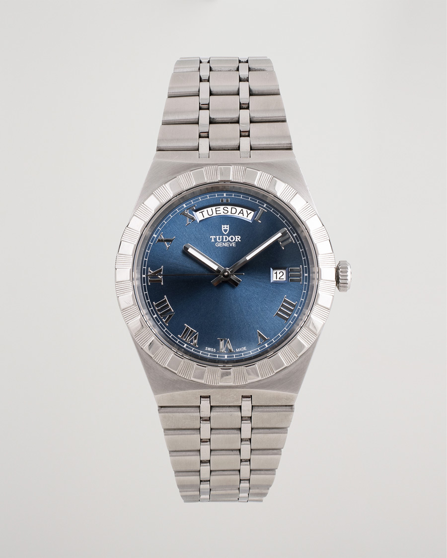 Men | Pre-Owned & Vintage Watches | Tudor Pre-Owned | Royal Date Day 28600-91060 Steel Blue