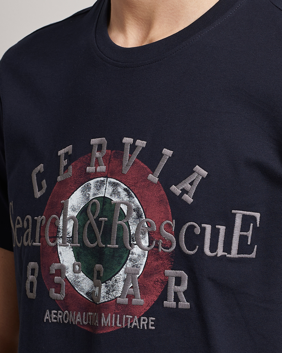 Men | T-Shirts | Aeronautica Militare | Cotton T-Shirt Navy