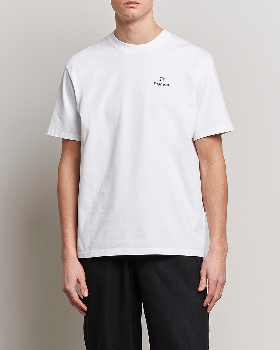 Men | T-Shirts | Palmes | Allan T-Shirt White