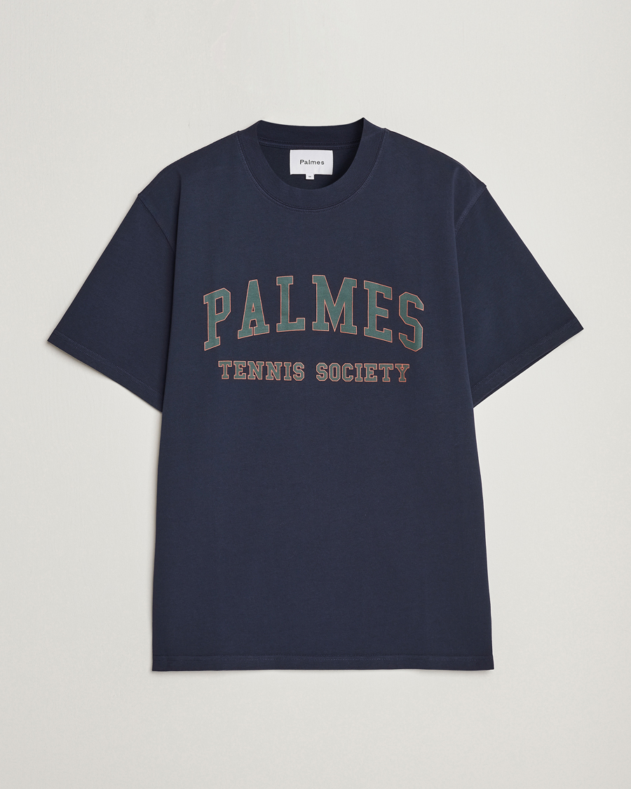 Men | T-Shirts | Palmes | Ivan T-Shirt Navy