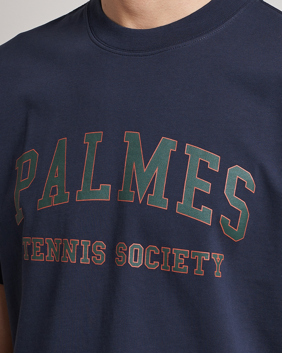 Men | T-Shirts | Palmes | Ivan T-Shirt Navy