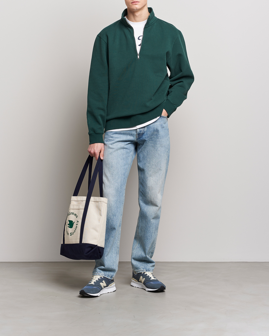 Men | Sweaters & Knitwear | Palmes | Jojo Zip Sweater Dark Green