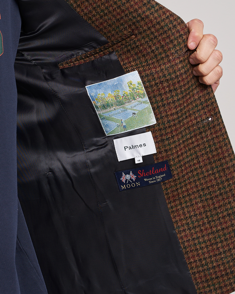 Men | Blazers | Palmes | Blaze Houndstooth Sportscoat Brown