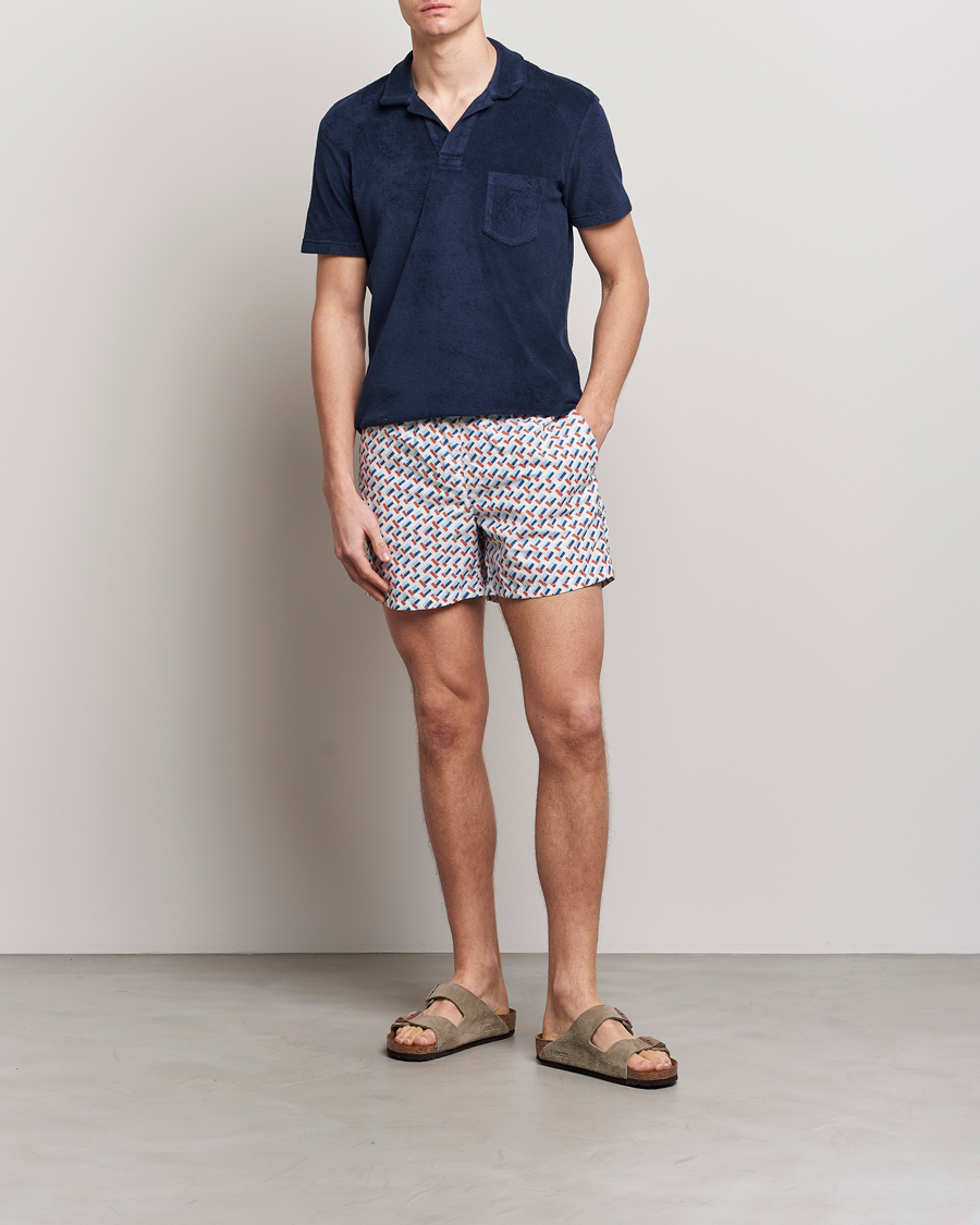 Men | Swimwear | Ripa Ripa | Printed Swimshorts Off White