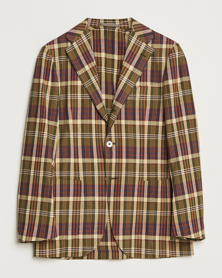 Men | Blazers | Beams F | Patch Pocket Blazer Dark Brown Madras